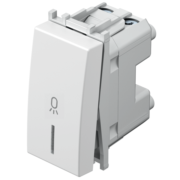 TIPKALO ZA SVJETLO 16A 250V~ 1M PW IN 02 bijeli indikator