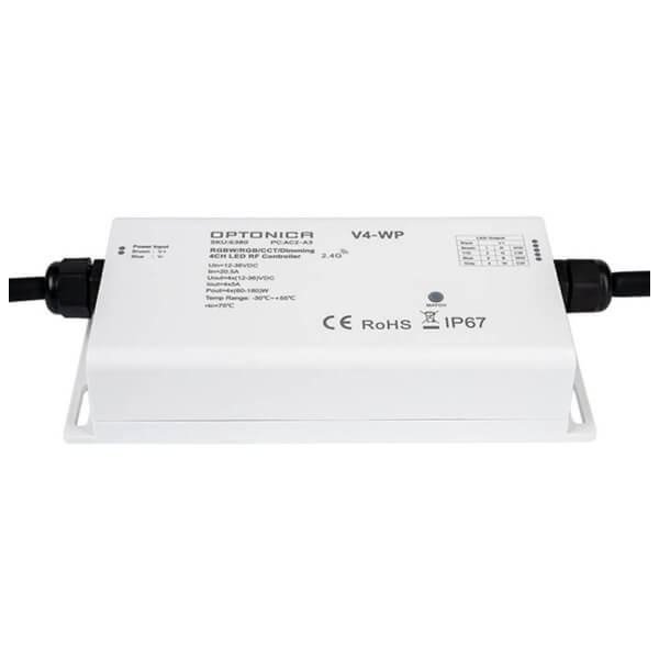 LED zonski kontroler IP67 – 4 zone