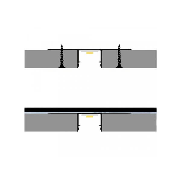 Aluminijski profil 12 UGRADBENI 13.1mm x 17.2mm – 2m..